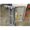 Image 1 : TWO SMALL PLASTIC FOLDING TABLES