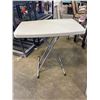 Image 2 : TWO SMALL PLASTIC FOLDING TABLES