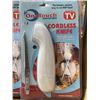 Image 2 : 4 NEW ONE TOUCH CORDLESS KNIFE'S