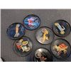 Image 2 : ANTIQUE METAL CAR COASTERS
