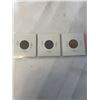 Image 2 : 3 RARE USA INDIAN HEAD 1 CENT COINS 1905, 1906, 1907 - LOW MINTAGE
