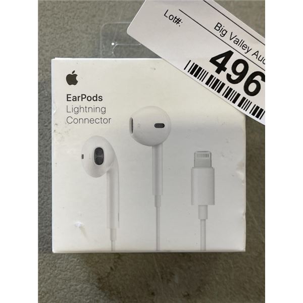 APPLE EARPODS WITH LIGHTNING CONNECTOR - TESTED WORKING