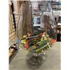 Image 2 : LARGE BOWL OF SWIZZLE STICKS, WITH BOX OF BEER COASTERS AND MORE