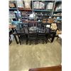 Image 2 : IKEA 8FT DINING TABLE WITH 2 EXTENSIONS, 12FT TOTAL, AND 8 CHAIRS