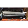 Image 1 : DUAL VHS AND DVD PLAYER, DVD PLAYTER, SOUND BAR AND MULTIPLATFORM KVM SWITCH