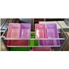 Image 2 : PLASTIC BIN ORGANIZER SHELF
