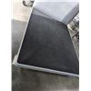 Image 2 : QUEENSIZE MODERN GREY FABRIC PLATFORM BEDFRAME