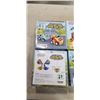 Image 2 : 2 IN 1 CARTOON TRUCK AND TRACTOR SET AND THREE TWO IN 1 POLICE AND RACE CAR SETS