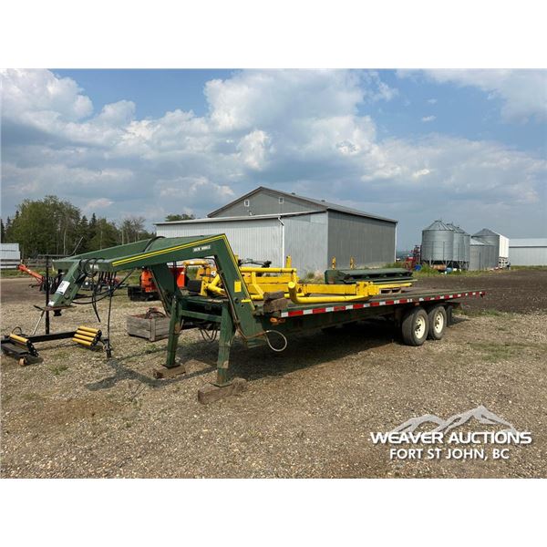 NEW KNOBLE T/A TILT DECK EQUIPMENT TRAILER