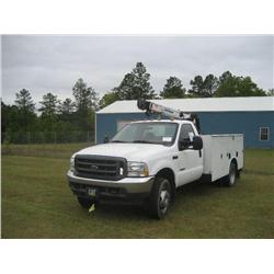 2004 FORD F550 SERVICE TRUCK S/N 4EA26963 POWER STROKE DIESEL