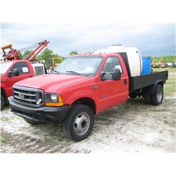 2000 FORD F550 FLATBED TRUCK