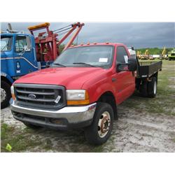 2000 FORD F550 FLATBED TRUCK