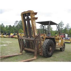 FULGHUM 2B18000 FORKLIFT S/N 70128 6' FORKS