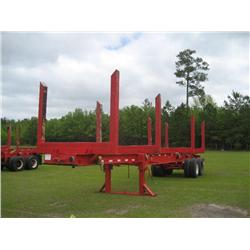 1974 FELTS 4 BOLSTER LOG TRAILER