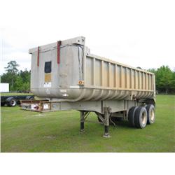 1987 FRUEHAUF 22' DUMP TRAILER