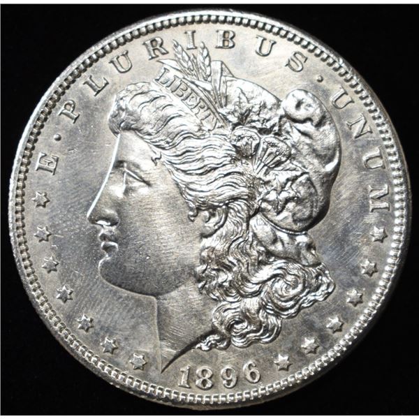 1896-S MORGAN DOLLAR BU