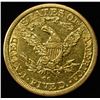 Image 2 : 1882-CC  LIBERTY GOLD $5 AU/BU