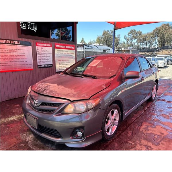 2012 TOYOTA COROLLA