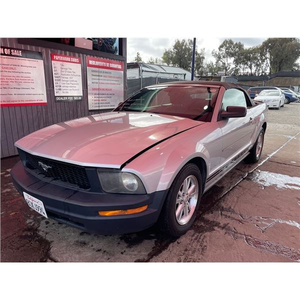 2007 FORD MUSTANG