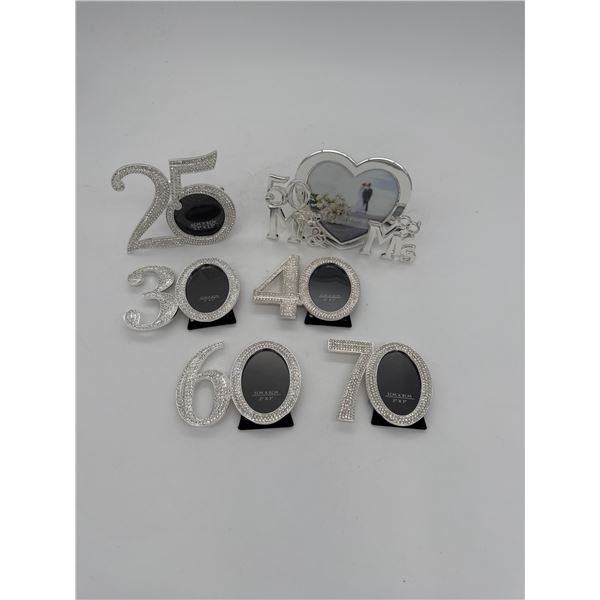 Anniversary Photo Frames - 25 - 70 years. 50 yr Mr & Mrs