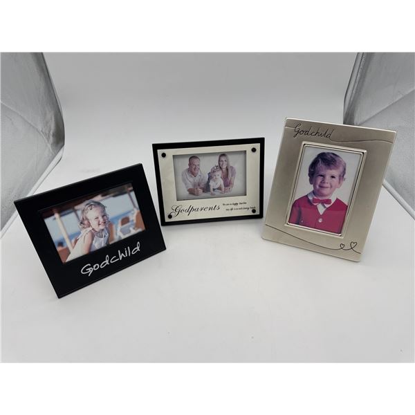 Family Photo Frames - Godchild, Godparents