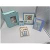 Image 1 : Baby - Blue - 3 frames, utensil set, Large blue memory holder