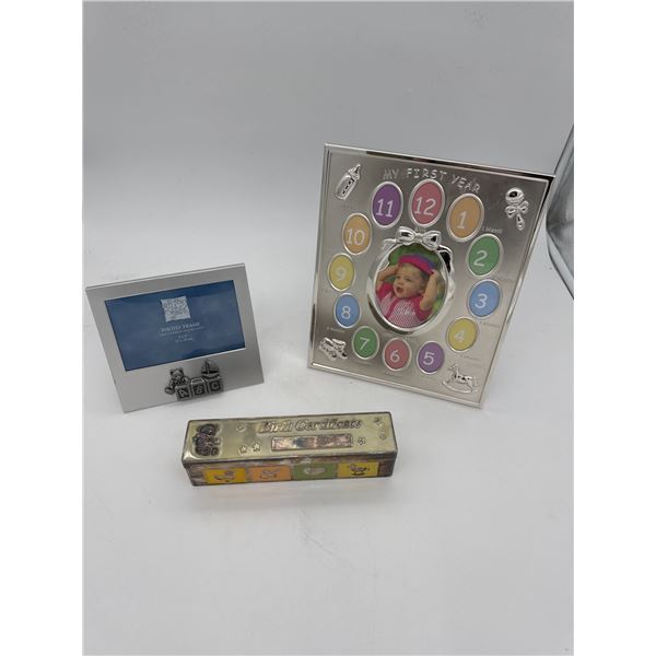 Baby - 0-1 yr photo frame, abc frame, birth certificate holder