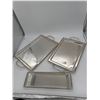 Image 1 : 3 silver-plated trays