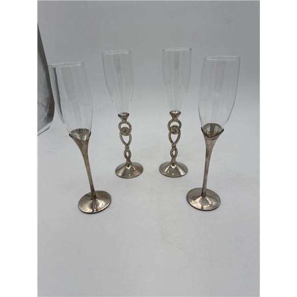 4 Wedding glasses
