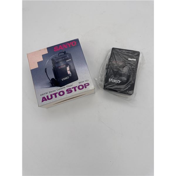 Sanyo Auto Stop AM/FM Stereo Cassette Player