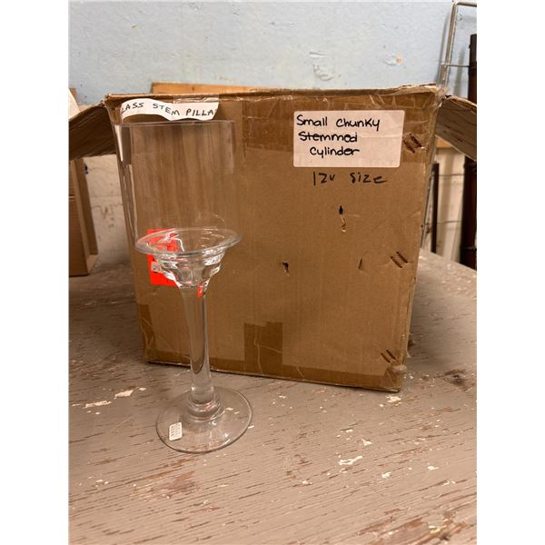 Small Chunky Stemmed Cylinders x 12