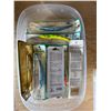 Image 1 : large container of crank baits, many new