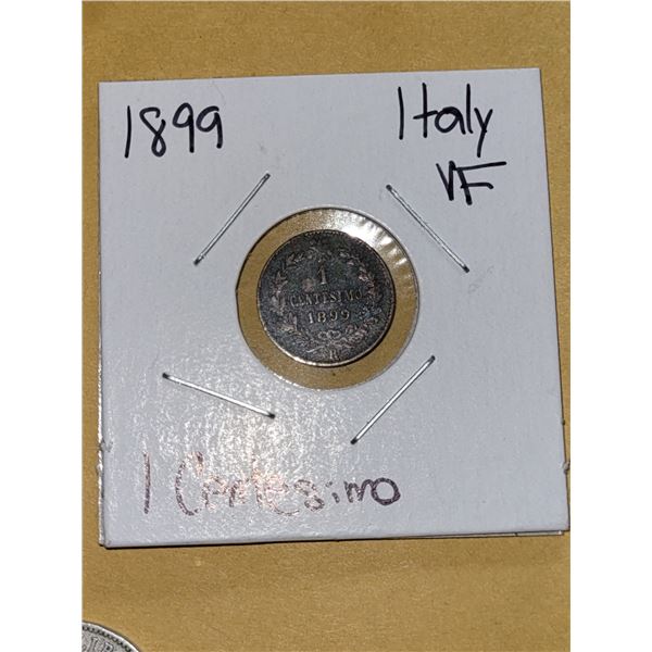 1899 Italy 1 Centesimo VF
