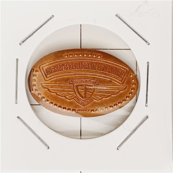 Retired - Disney Condor Flats Airlines - Airplane Shield - Elongated Penny Souvenir Penny