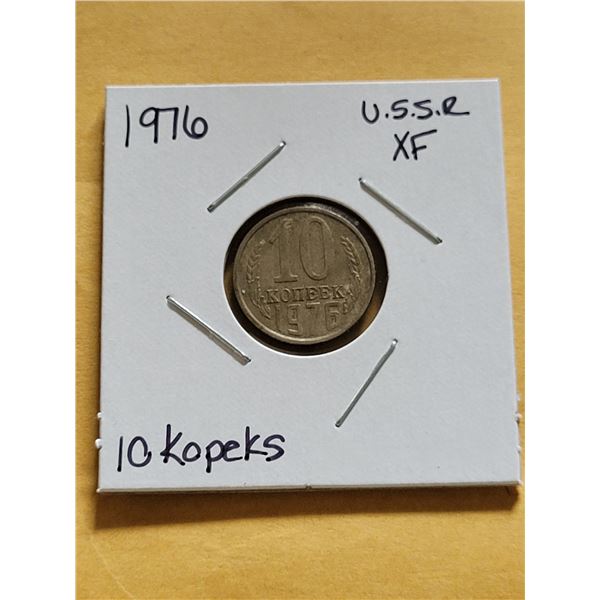 1976 USSR 10 Kopeks XF