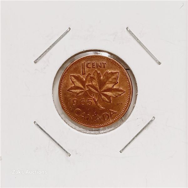 Canada - 1965 - 1 Cent - Elizabeth II 2nd Portrait