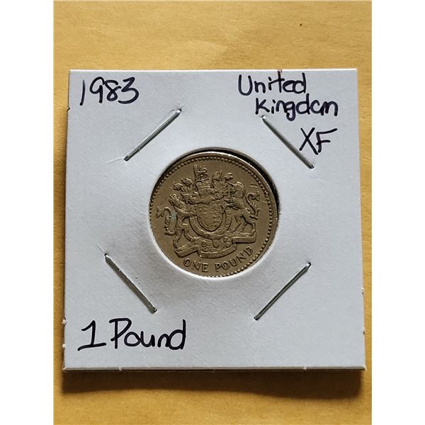 1983 United Kingdom 1 Pound XF
