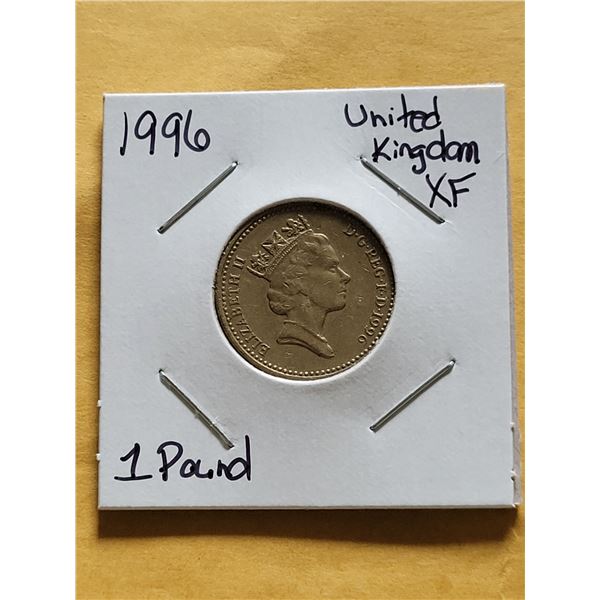 1996 United Kingdom 1 Pound XF