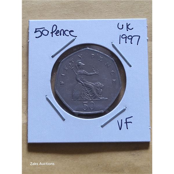 50 Pence United Kingdom 1997 VF
