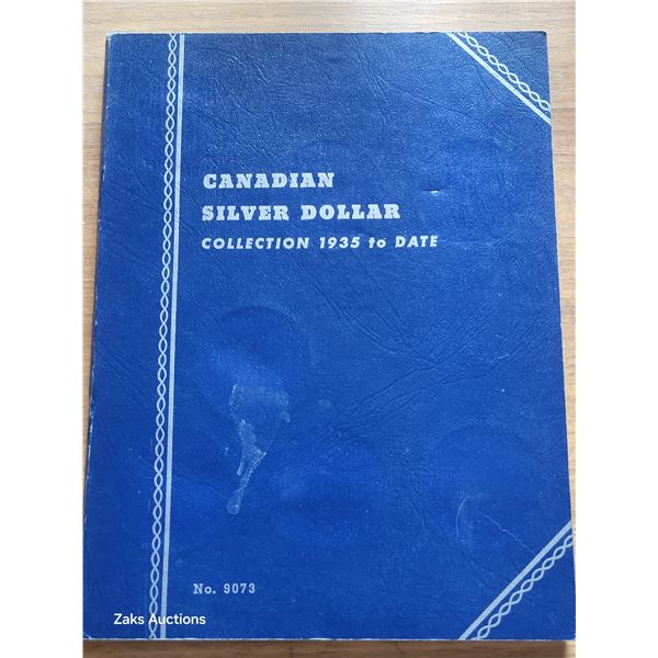 Canadian Silver Dollar Collection Folder Book 1935 to Date - Emtpy