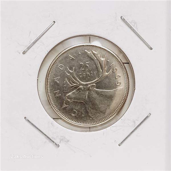 Canada - 1968 - 25 Cents - Elizabeth II 2nd Portrait