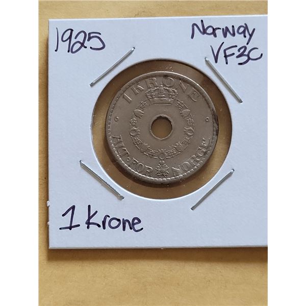1925 Noway 1 Krone VF-30
