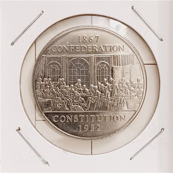 Canada - 1982 - 1 Dollar - Elizabeth II Constitution
