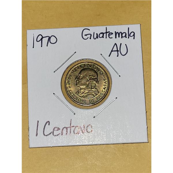 1970 Guatemala 1 Centavo AU