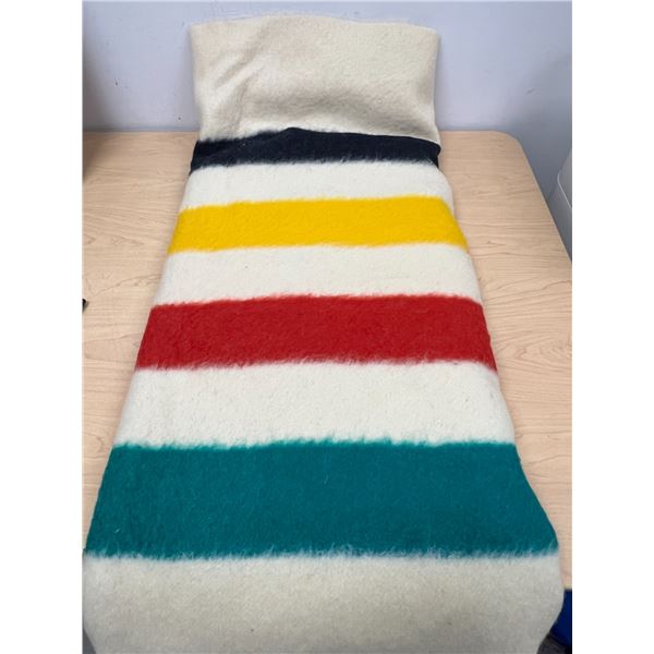Vintage Genuine Trapper Point Blanket 3.5 Pt. - Made in England