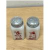 Image 4 : Vintage Hazel Atlas Dutch Skaters Salt & Pepper Shakers 4.5"