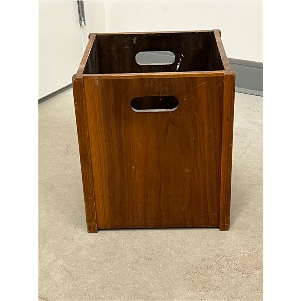 Nice Wooden Umbrella Stand / Plant Box - approx: 12x12" & 14"T