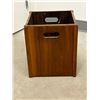 Image 1 : Nice Wooden Umbrella Stand / Plant Box - approx: 12x12" & 14"T