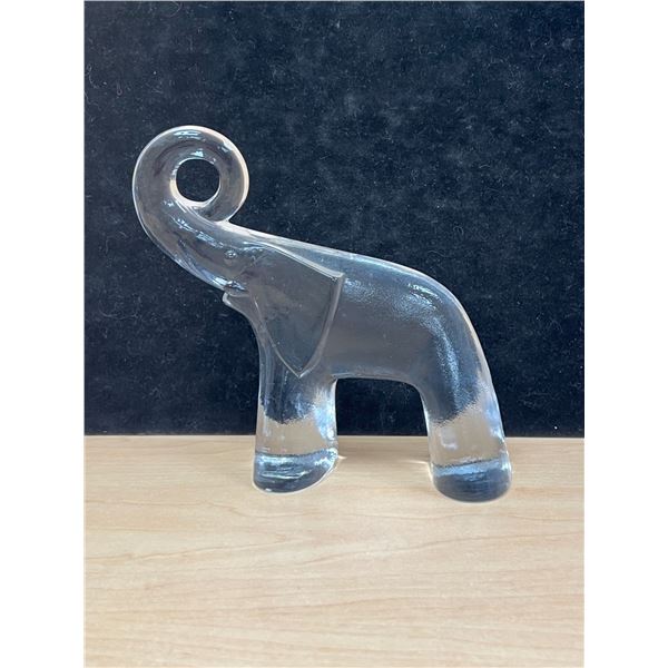 Swedish Kosta Boda Art Glass Elephant Figure - Approx: 5.25"