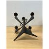Image 3 : Hand Made Metal Candelabra Candle Holder 14.25"T 11.5"W